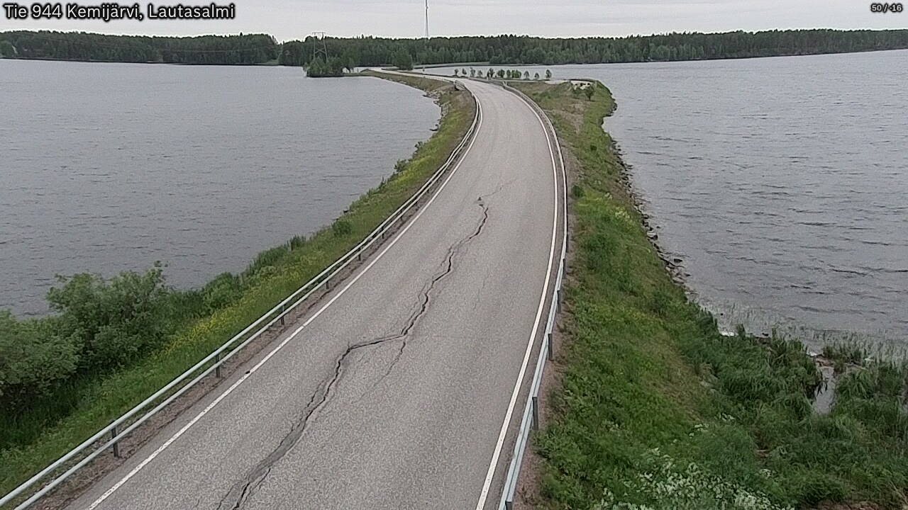 Kelikamerat Kuva Tie 944 Kemijärvi, Lautasalmi, Kemijärvi, Lappi