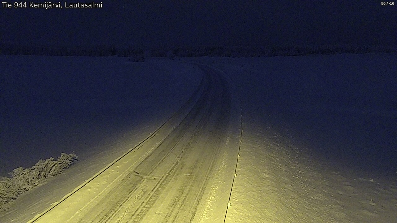 Kelikamerat Kuva Tie 944 Kemijärvi, Lautasalmi, Kemijärvi, Lappi