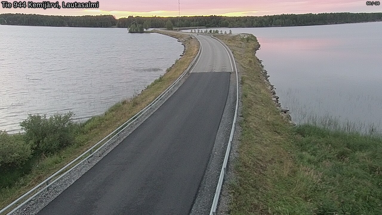 Kelikamerat Kuva Tie 944 Kemijärvi, Lautasalmi, Kemijärvi, Lappi