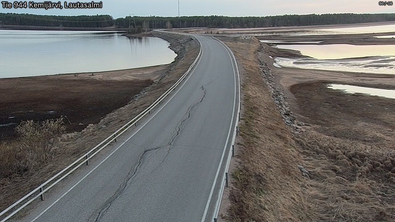 Kelikamerat Kuva Tie 944 Kemijärvi, Lautasalmi, Kemijärvi, Lappi