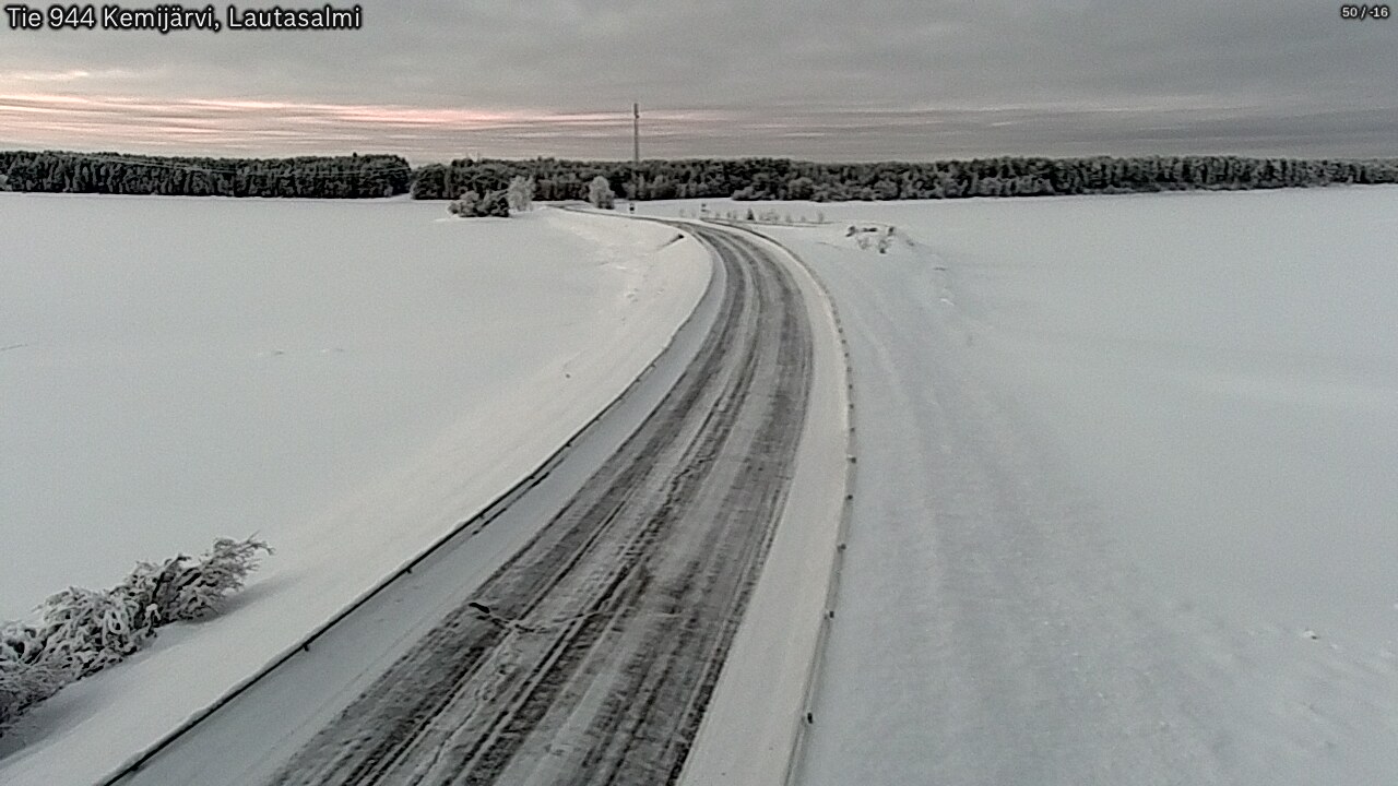 Kelikamerat Kuva Tie 944 Kemijärvi, Lautasalmi, Kemijärvi, Lappi