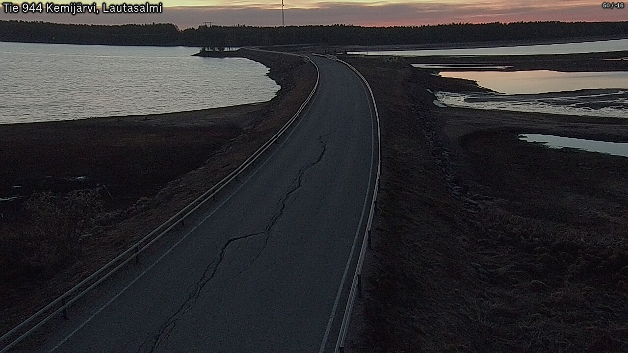 Kelikamerat Kuva Tie 944 Kemijärvi, Lautasalmi, Kemijärvi, Lappi