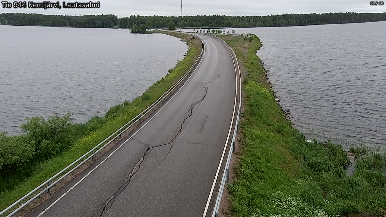 Kelikamerat Kuva Tie 944 Kemijärvi, Lautasalmi, Kemijärvi, Lappi