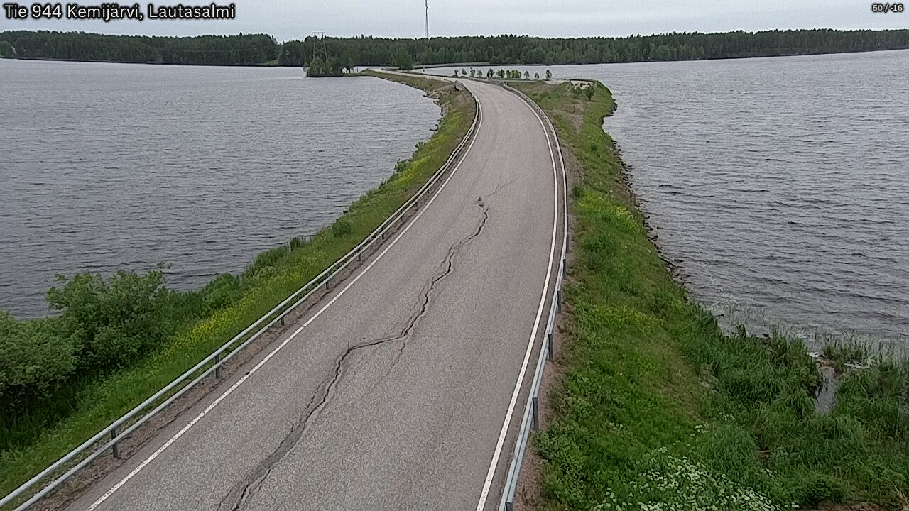 Kelikamerat Kuva Tie 944 Kemijärvi, Lautasalmi, Kemijärvi, Lappi