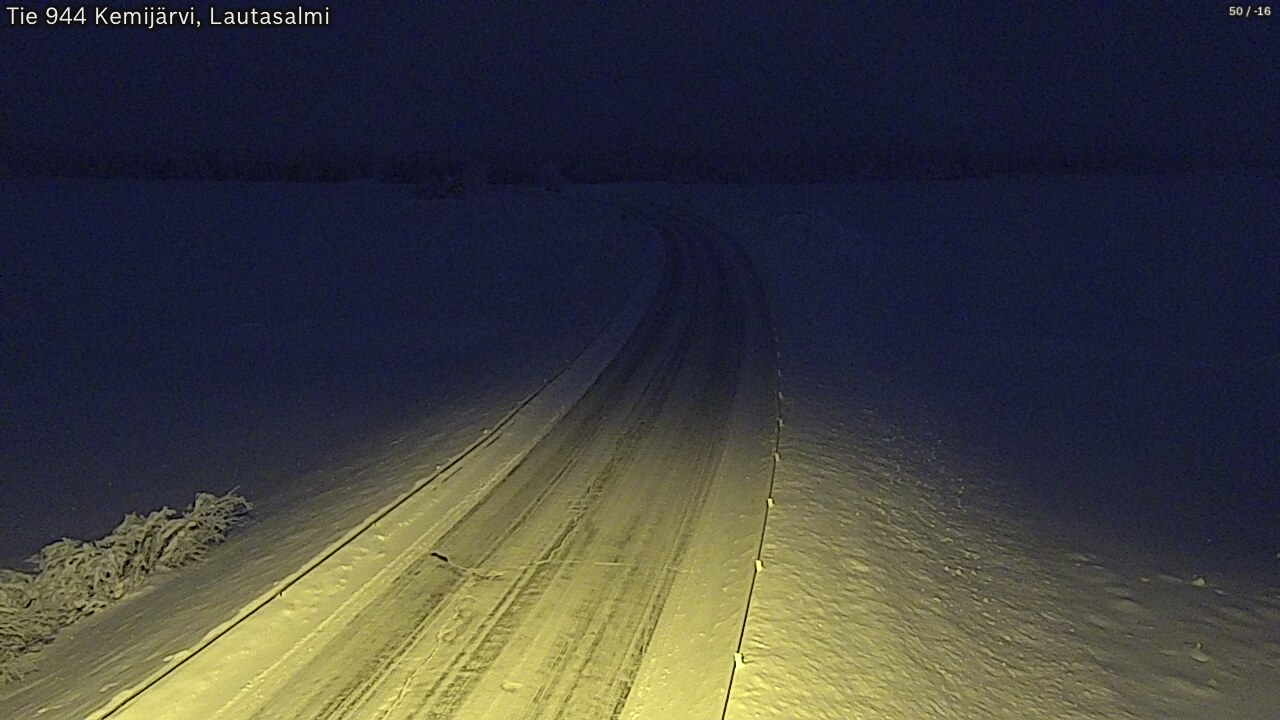 Kelikamerat Kuva Tie 944 Kemijärvi, Lautasalmi, Kemijärvi, Lappi