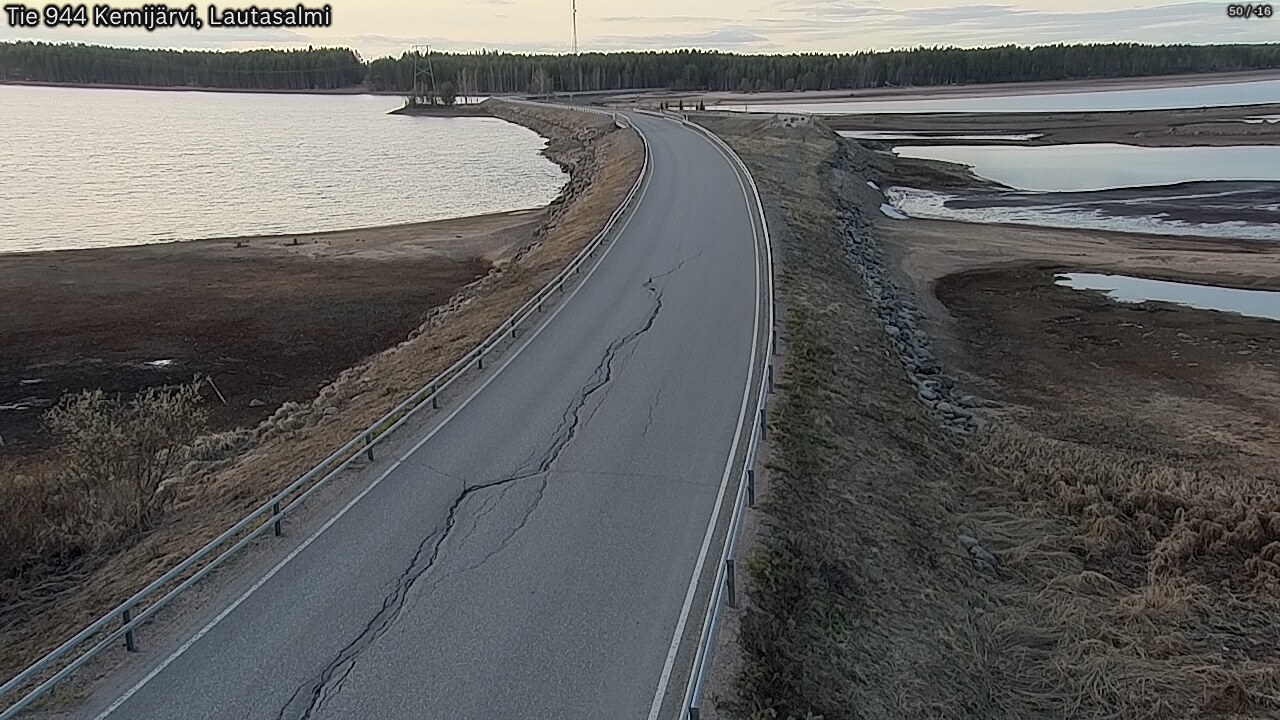 Kelikamerat Kuva Tie 944 Kemijärvi, Lautasalmi, Kemijärvi, Lappi