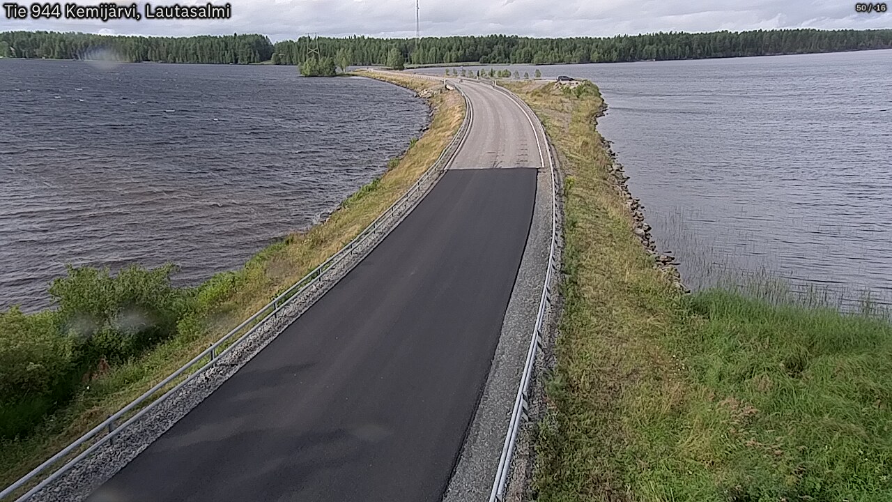 Kelikamerat Kuva Tie 944 Kemijärvi, Lautasalmi, Kemijärvi, Lappi