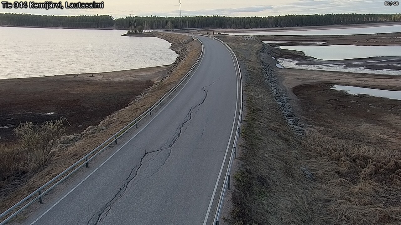Weather Camera Image Väg 944 Kemijärvi, Lautasalmi, Kemijärvi, Lappi