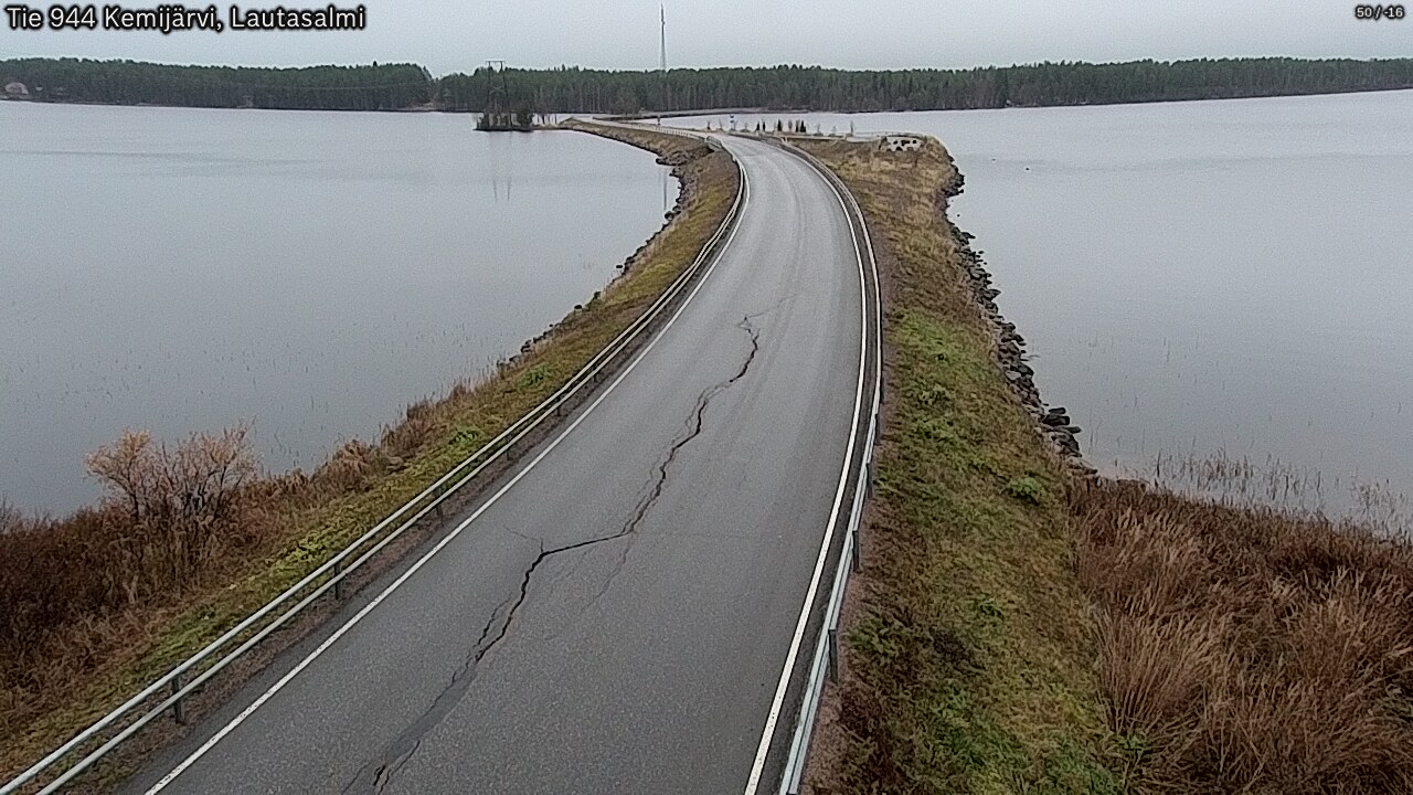 Kelikamerat Kuva Tie 944 Kemijärvi, Lautasalmi, Kemijärvi, Lappi