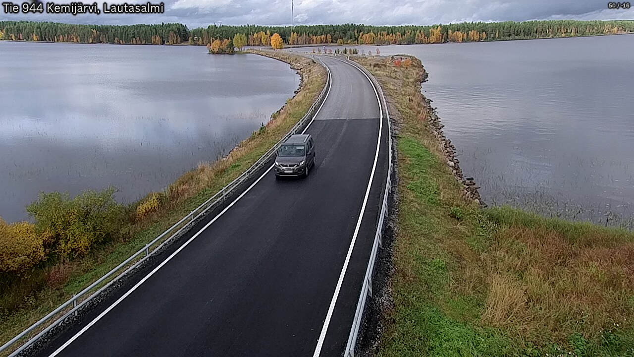 Kelikamerat Kuva Tie 944 Kemijärvi, Lautasalmi, Kemijärvi, Lappi