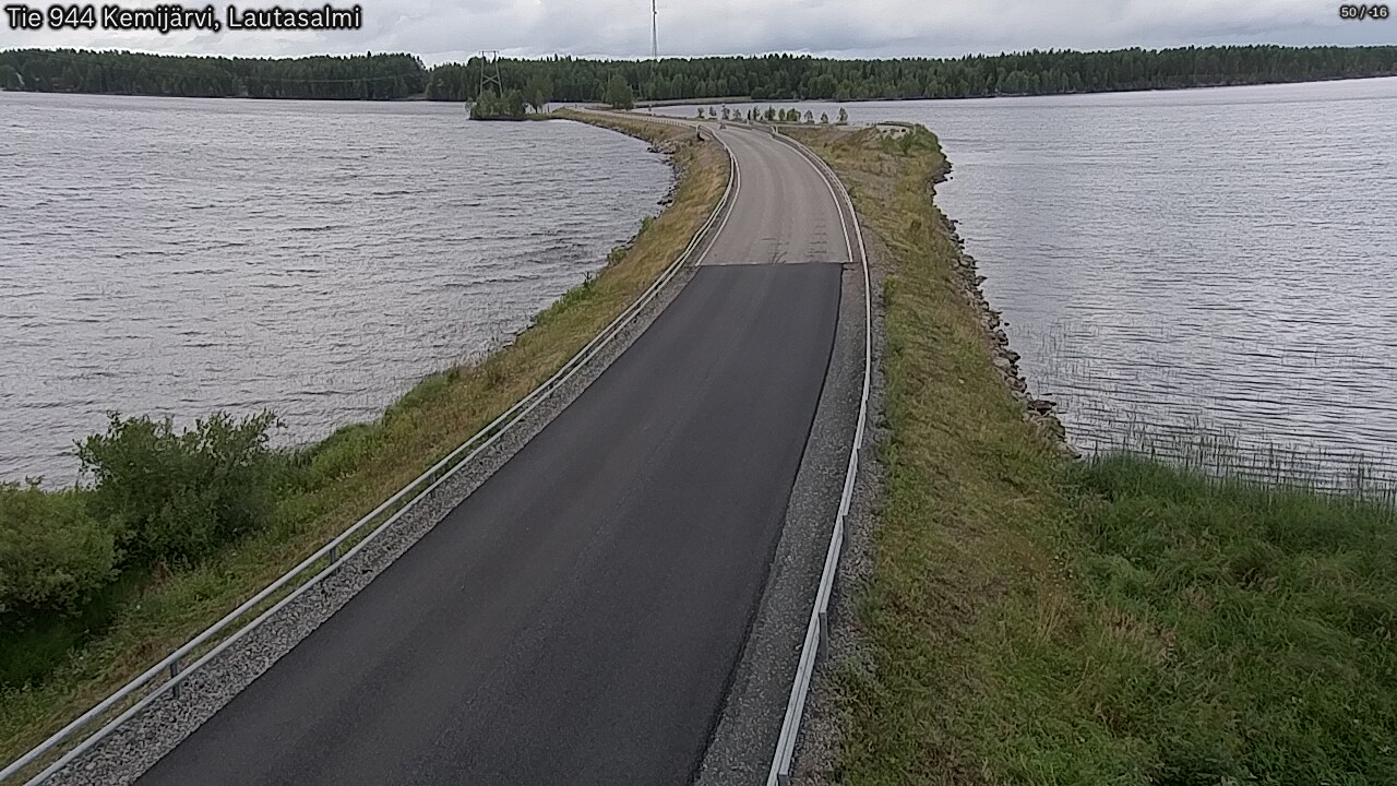 Kelikamerat Kuva Tie 944 Kemijärvi, Lautasalmi, Kemijärvi, Lappi
