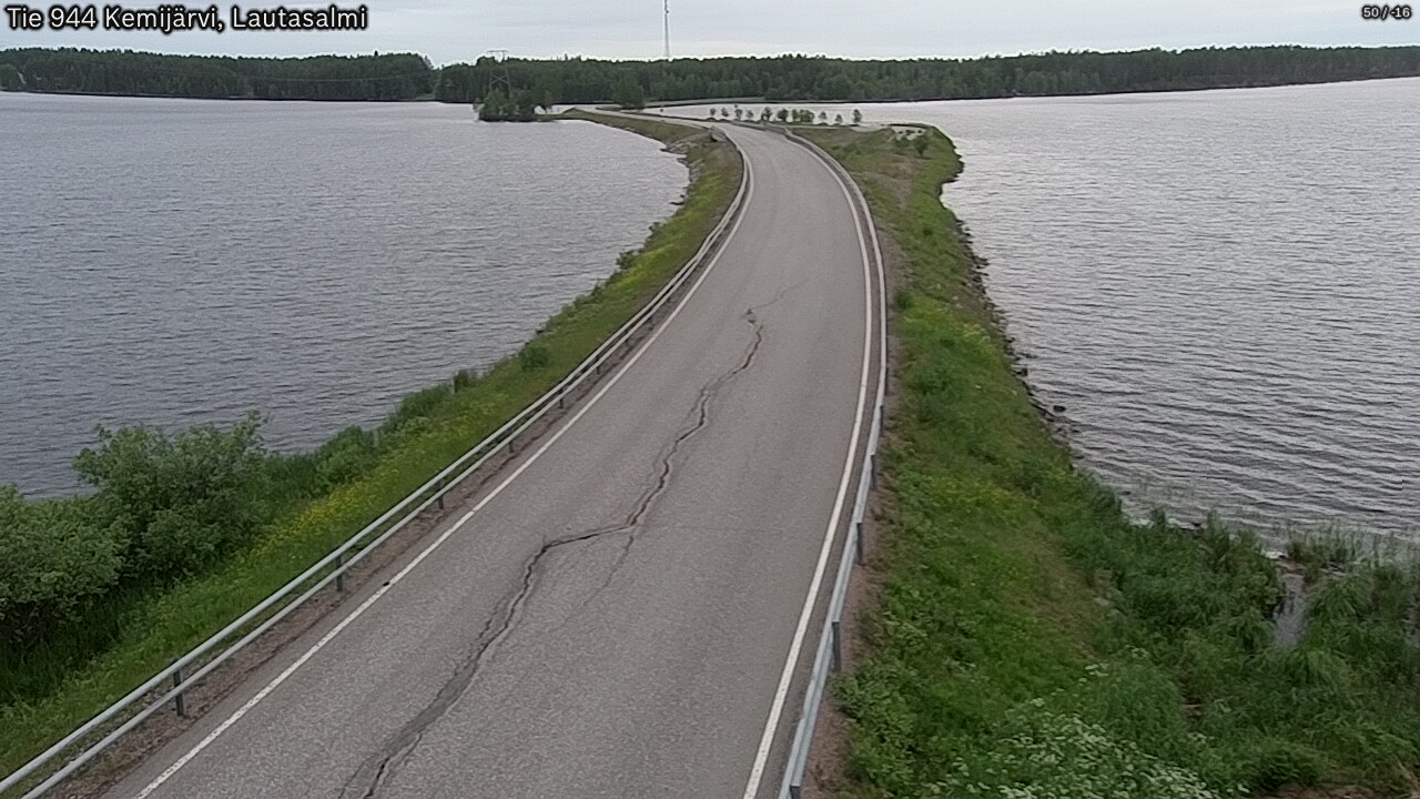 Kelikamerat Kuva Tie 944 Kemijärvi, Lautasalmi, Kemijärvi, Lappi
