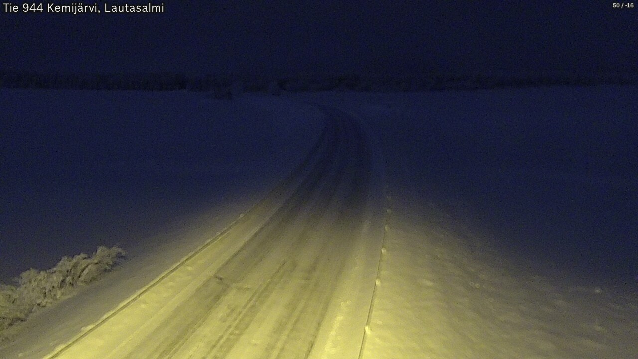 Kelikamerat Kuva Tie 944 Kemijärvi, Lautasalmi, Kemijärvi, Lappi