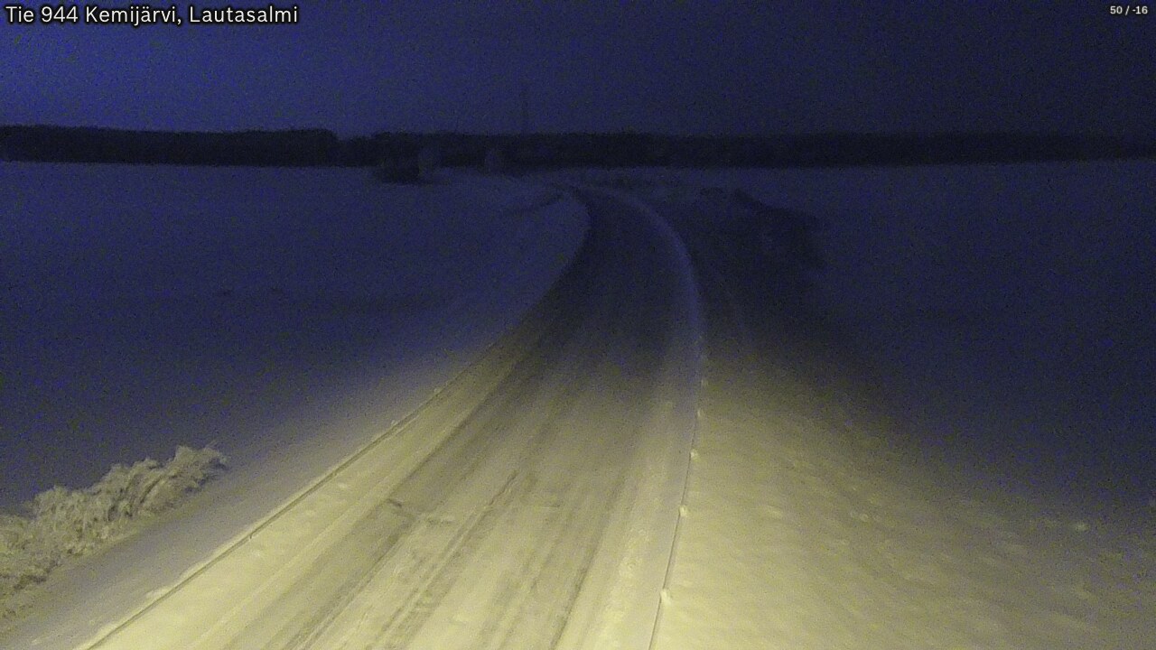 Kelikamerat Kuva Tie 944 Kemijärvi, Lautasalmi, Kemijärvi, Lappi