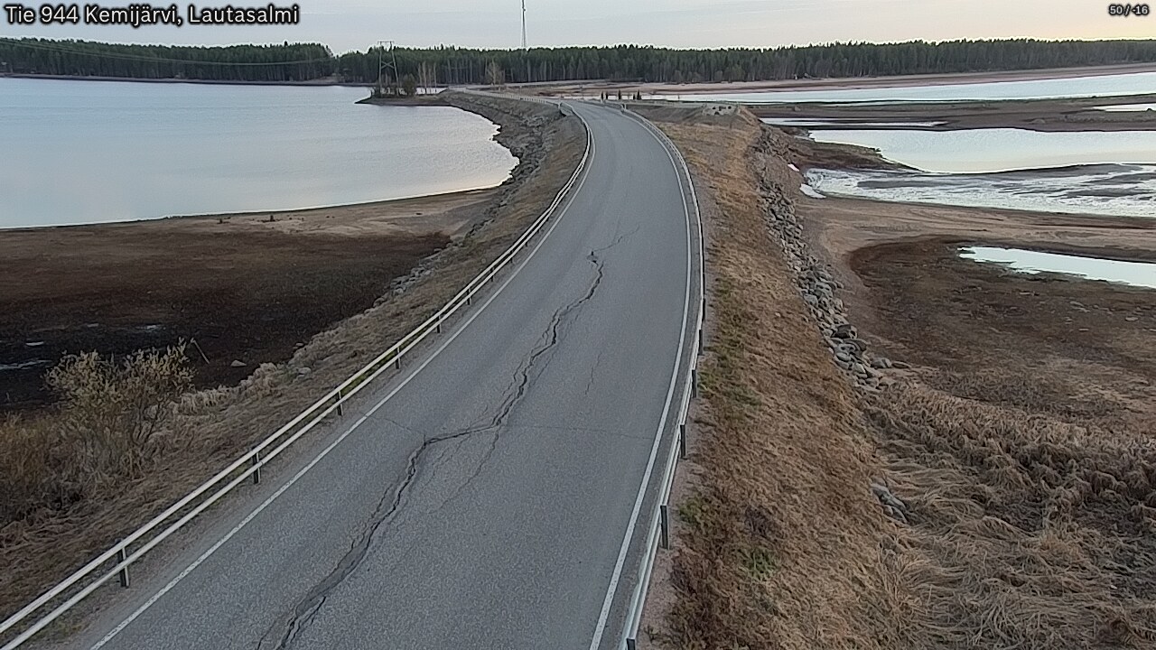 Kelikamerat Kuva Tie 944 Kemijärvi, Lautasalmi, Kemijärvi, Lappi