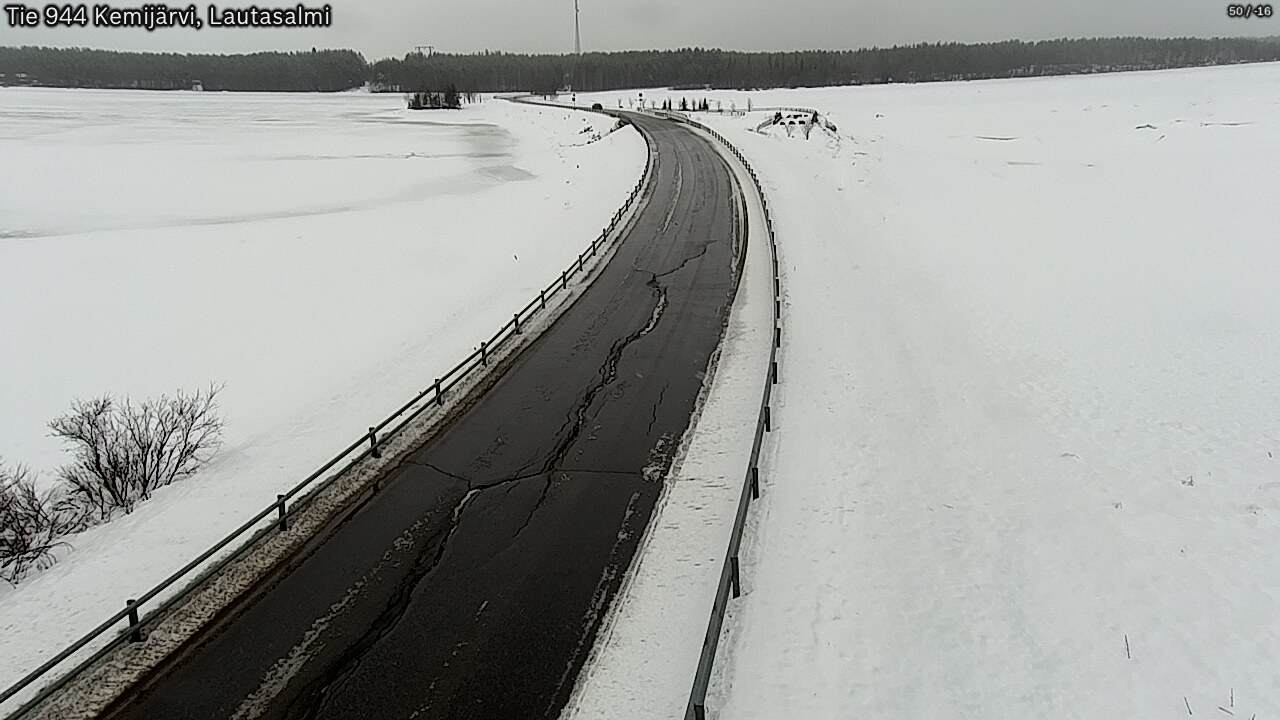Kelikamerat Kuva Tie 944 Kemijärvi, Lautasalmi, Kemijärvi, Lappi