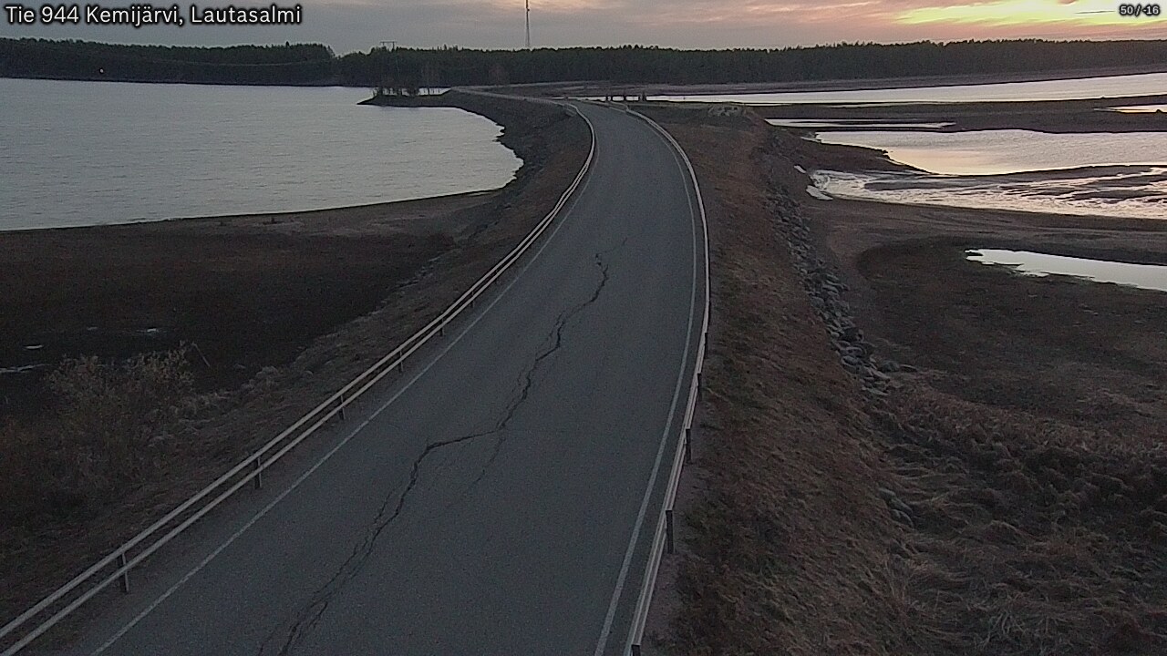 Kelikamerat Kuva Tie 944 Kemijärvi, Lautasalmi, Kemijärvi, Lappi