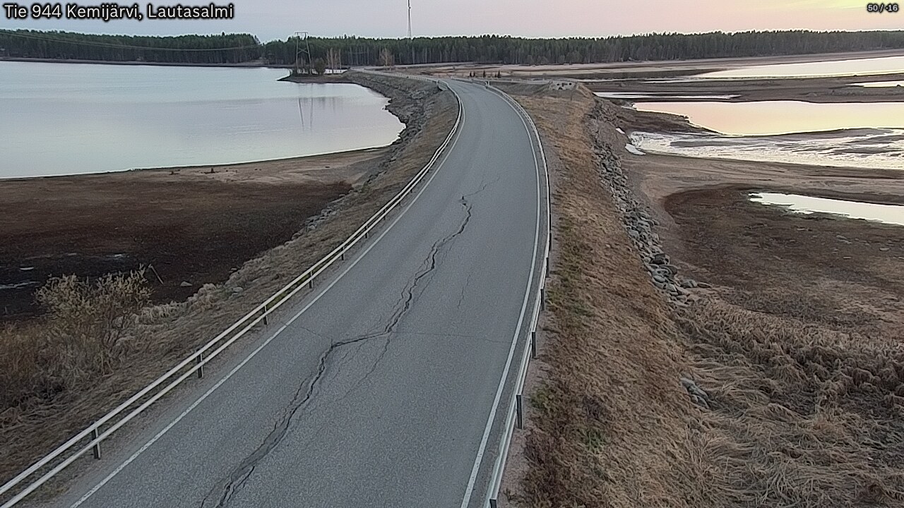 Kelikamerat Kuva Tie 944 Kemijärvi, Lautasalmi, Kemijärvi, Lappi