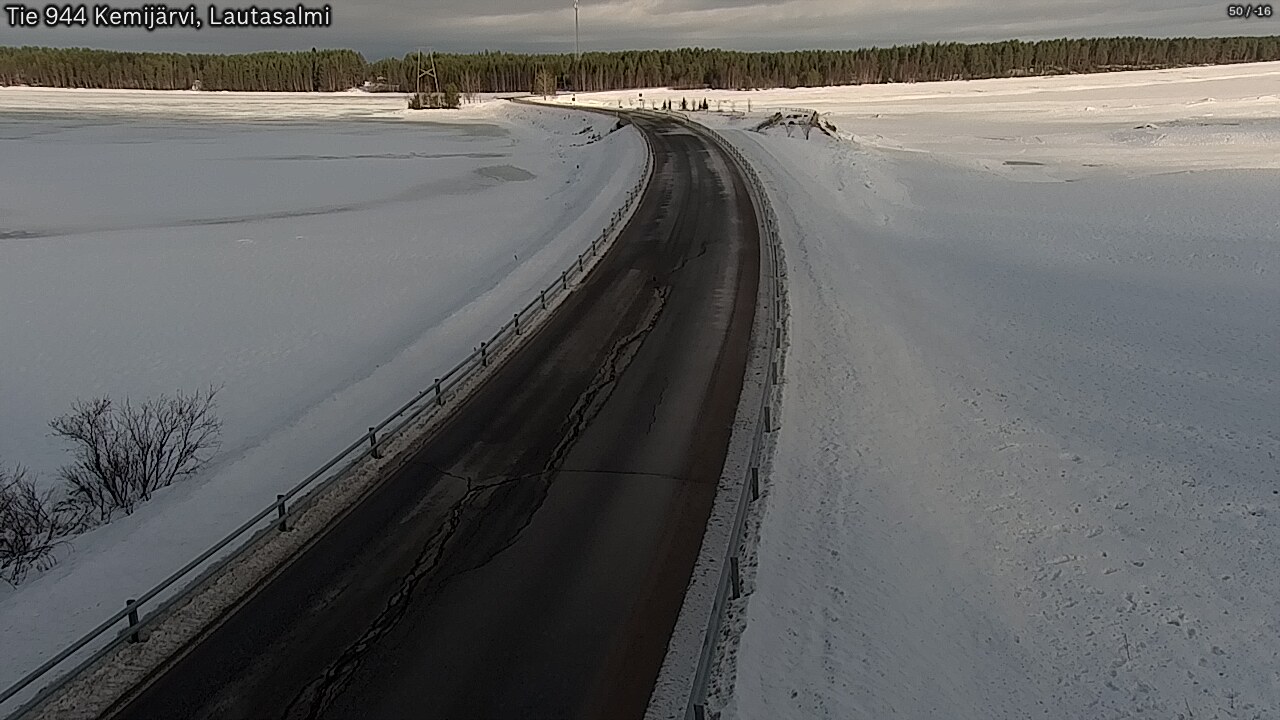 Kelikamerat Kuva Tie 944 Kemijärvi, Lautasalmi, Kemijärvi, Lappi