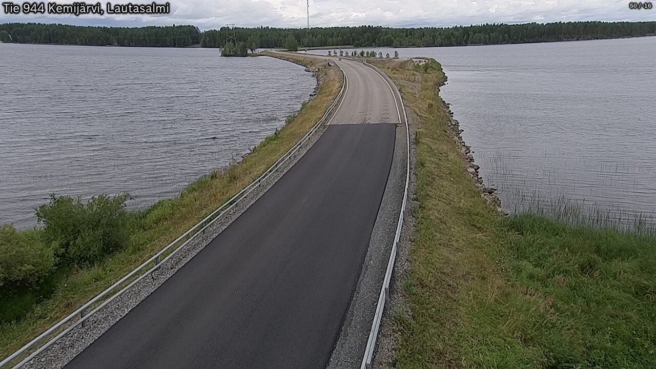 Kelikamerat Kuva Tie 944 Kemijärvi, Lautasalmi, Kemijärvi, Lappi