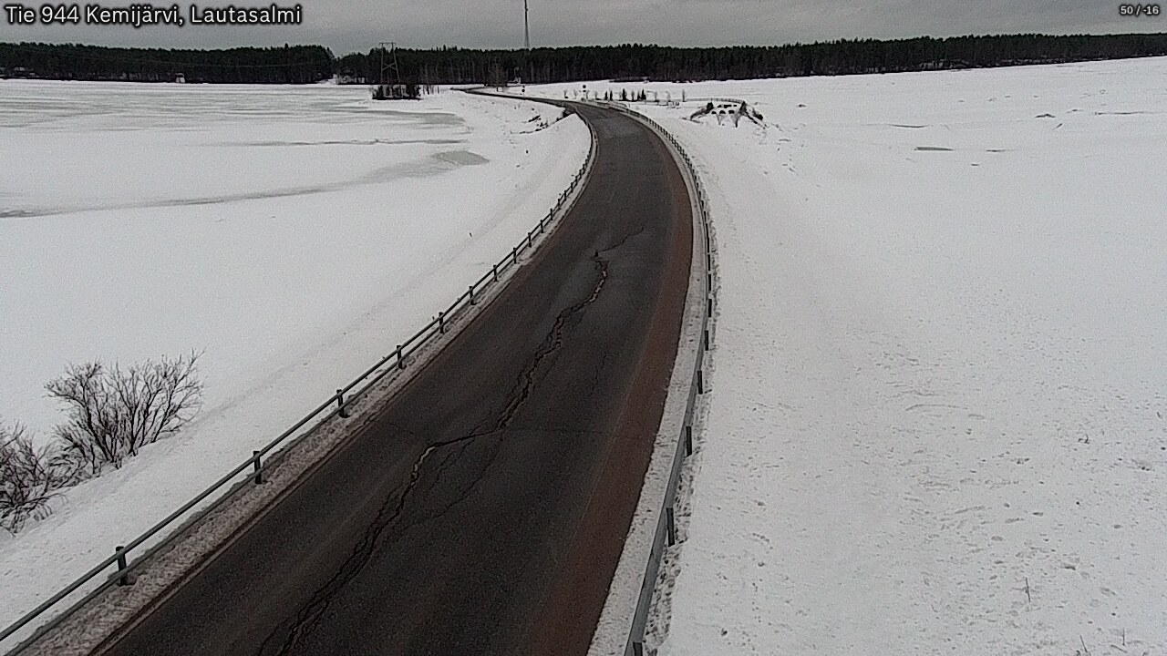 Kelikamerat Kuva Tie 944 Kemijärvi, Lautasalmi, Kemijärvi, Lappi