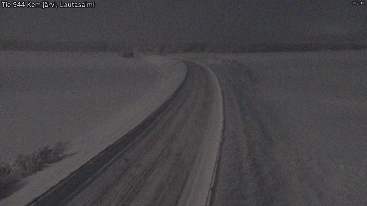 Kelikamerat Kuva Tie 944 Kemijärvi, Lautasalmi, Kemijärvi, Lappi