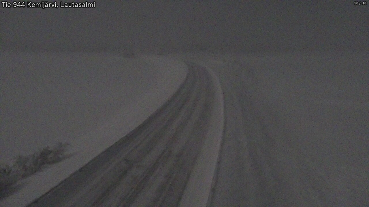 Kelikamerat Kuva Tie 944 Kemijärvi, Lautasalmi, Kemijärvi, Lappi