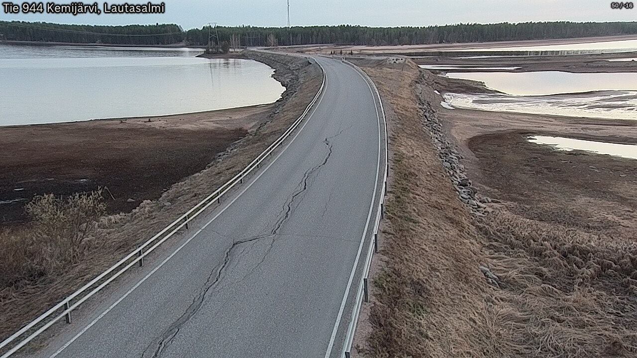Kelikamerat Kuva Tie 944 Kemijärvi, Lautasalmi, Kemijärvi, Lappi