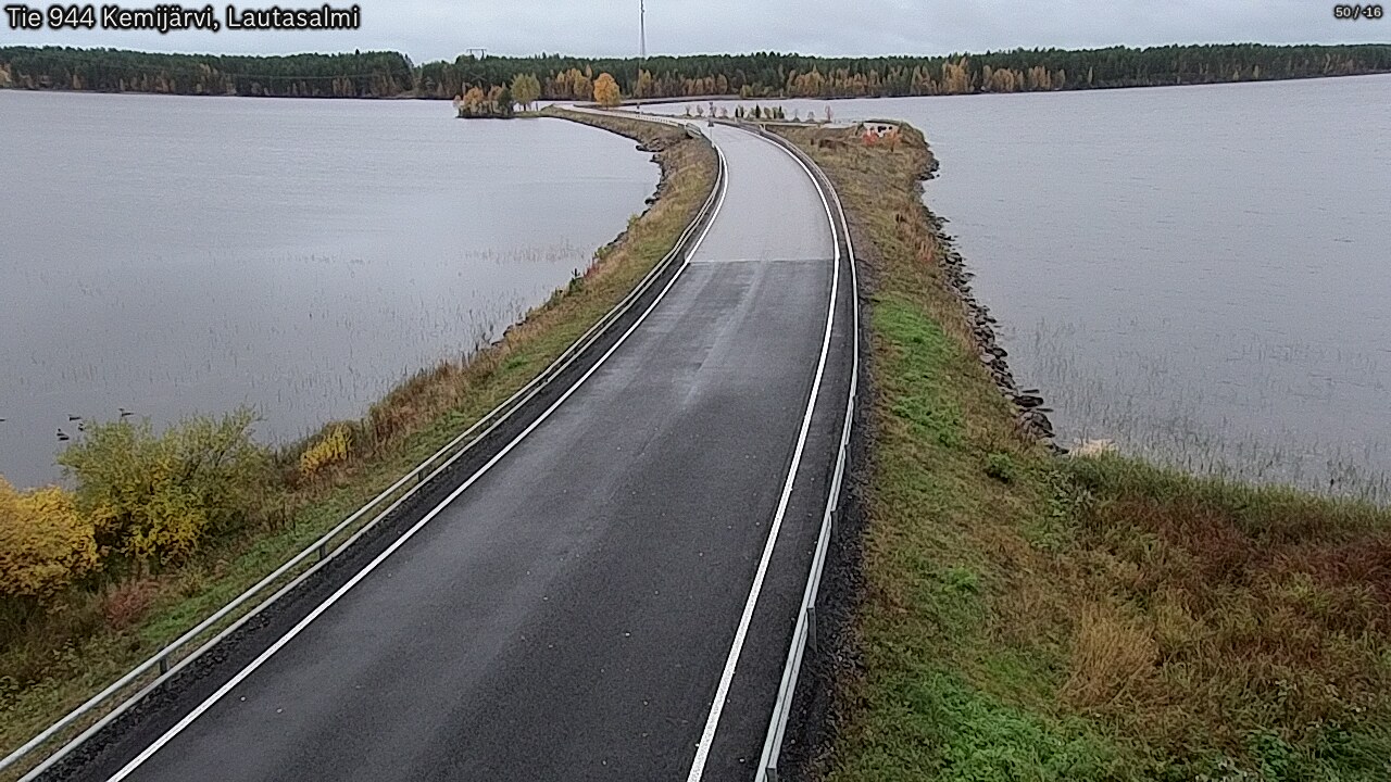 Kelikamerat Kuva Tie 944 Kemijärvi, Lautasalmi, Kemijärvi, Lappi