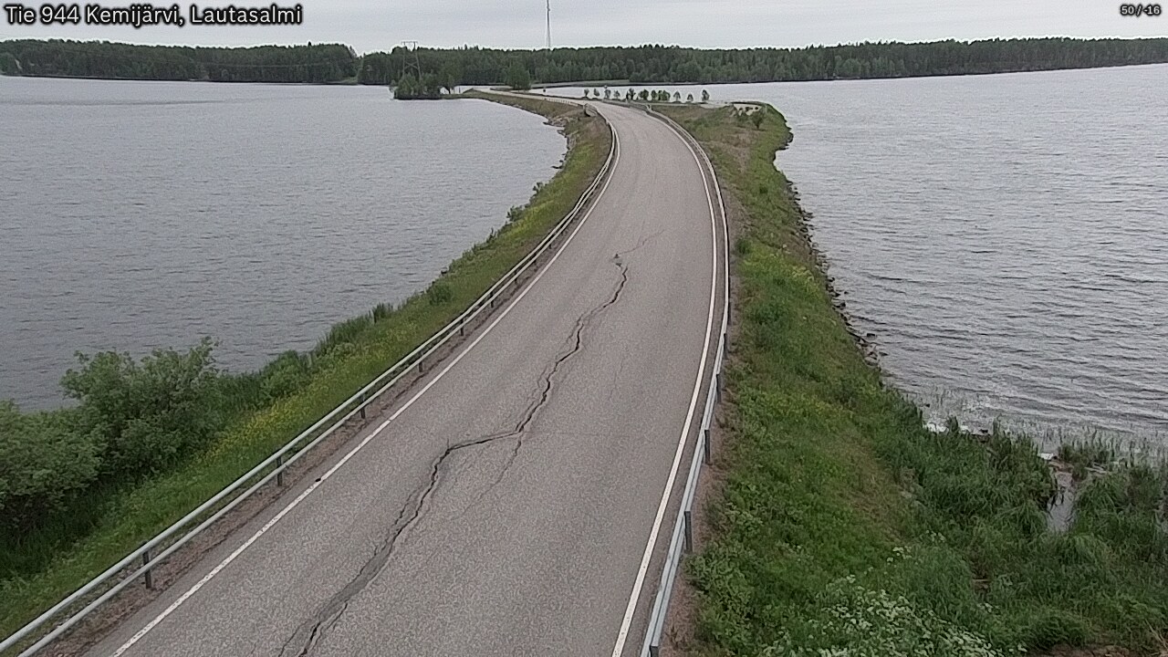 Kelikamerat Kuva Tie 944 Kemijärvi, Lautasalmi, Kemijärvi, Lappi