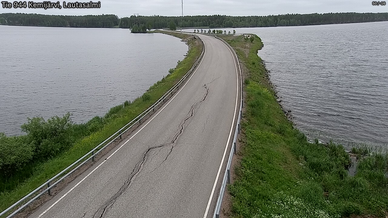 Kelikamerat Kuva Tie 944 Kemijärvi, Lautasalmi, Kemijärvi, Lappi
