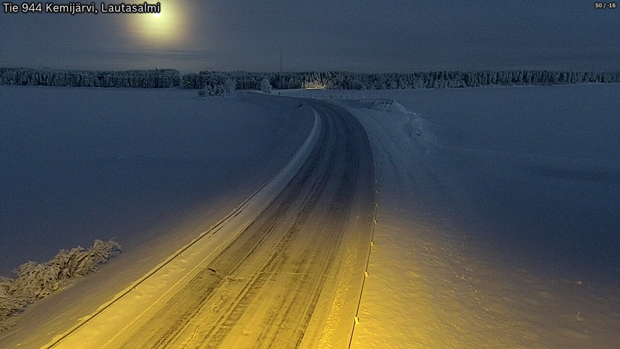 Kelikamerat Kuva Tie 944 Kemijärvi, Lautasalmi, Kemijärvi, Lappi