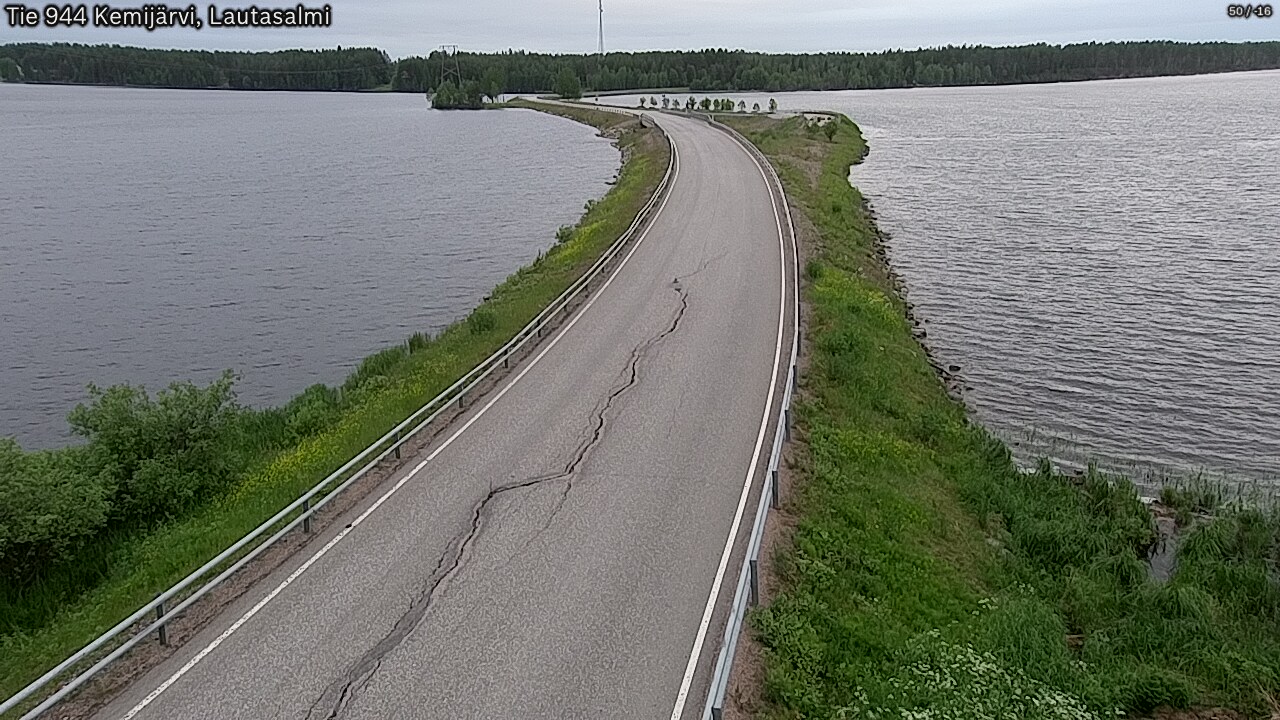 Kelikamerat Kuva Tie 944 Kemijärvi, Lautasalmi, Kemijärvi, Lappi