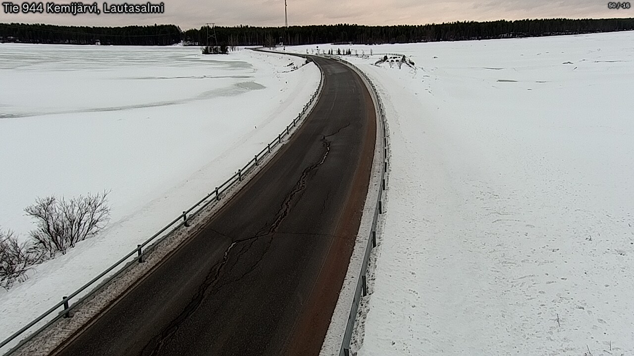 Kelikamerat Kuva Tie 944 Kemijärvi, Lautasalmi, Kemijärvi, Lappi