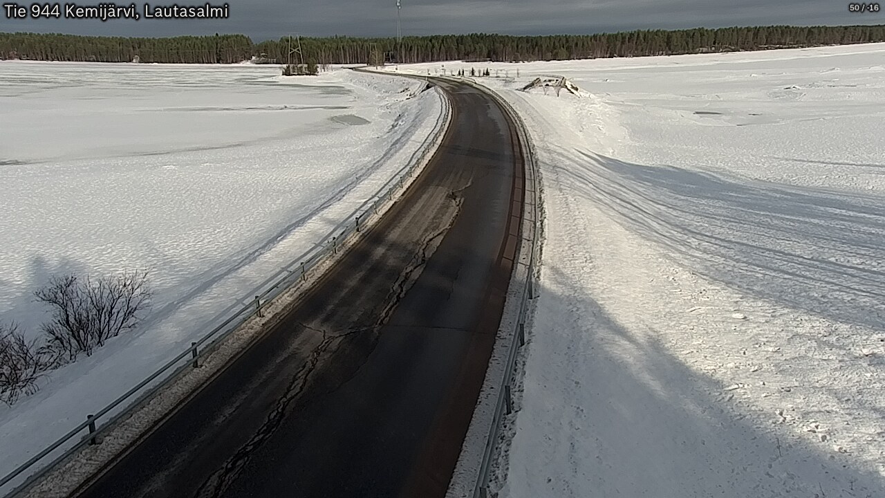 Weather Camera Image Road 944 Kemijärvi, Lautasalmi, Kemijärvi, Lappi
