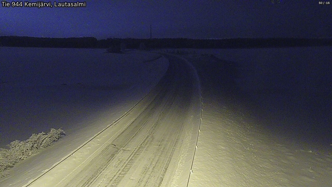 Kelikamerat Kuva Tie 944 Kemijärvi, Lautasalmi, Kemijärvi, Lappi