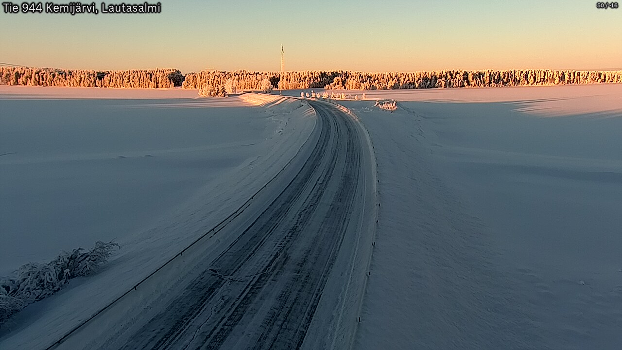 Kelikamerat Kuva Tie 944 Kemijärvi, Lautasalmi, Kemijärvi, Lappi