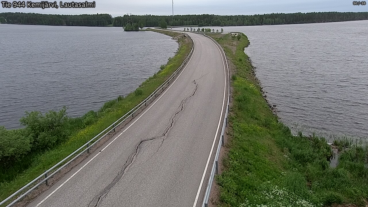 Kelikamerat Kuva Tie 944 Kemijärvi, Lautasalmi, Kemijärvi, Lappi
