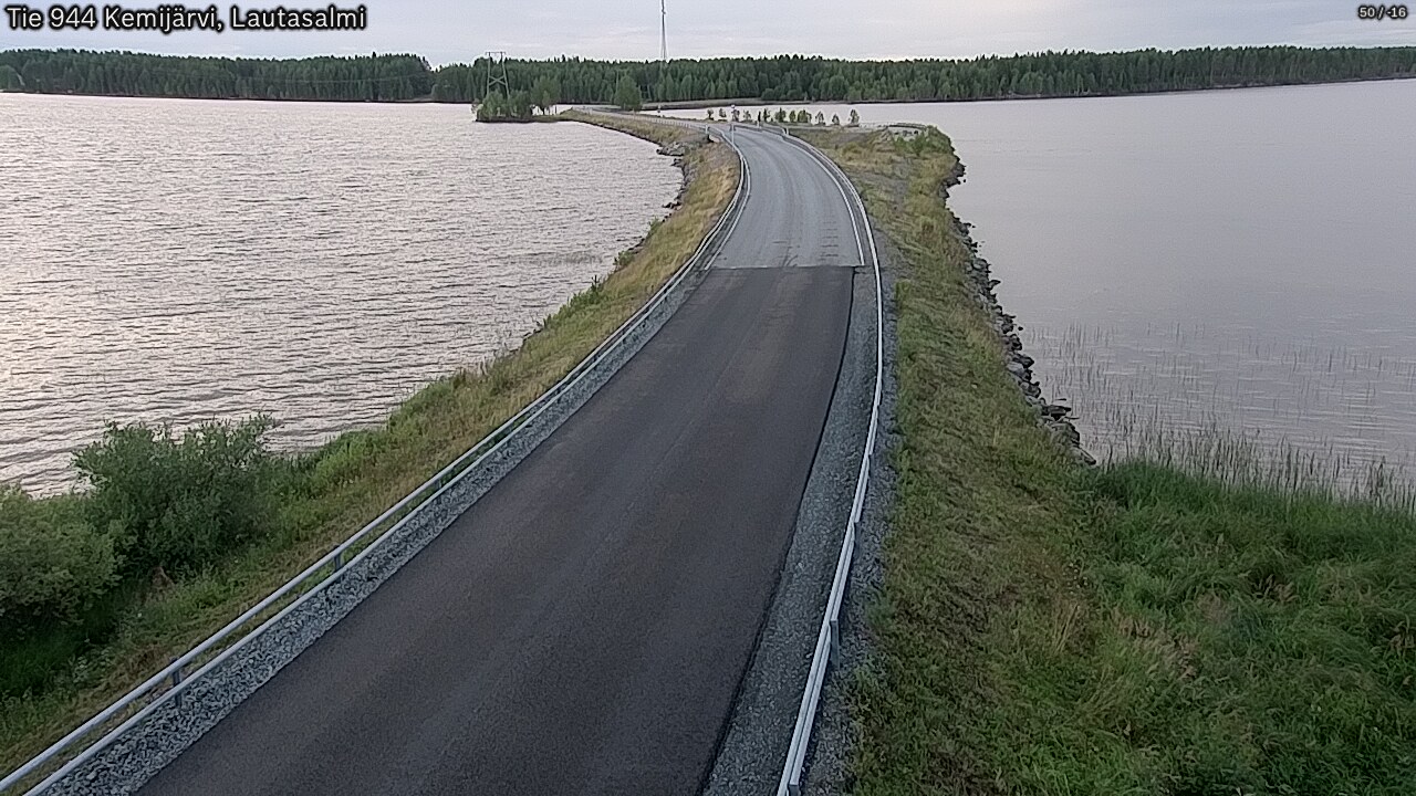 Kelikamerat Kuva Tie 944 Kemijärvi, Lautasalmi, Kemijärvi, Lappi