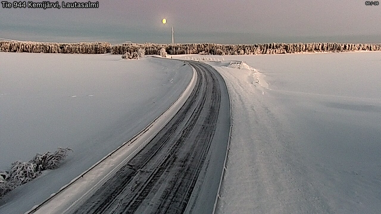 Kelikamerat Kuva Tie 944 Kemijärvi, Lautasalmi, Kemijärvi, Lappi