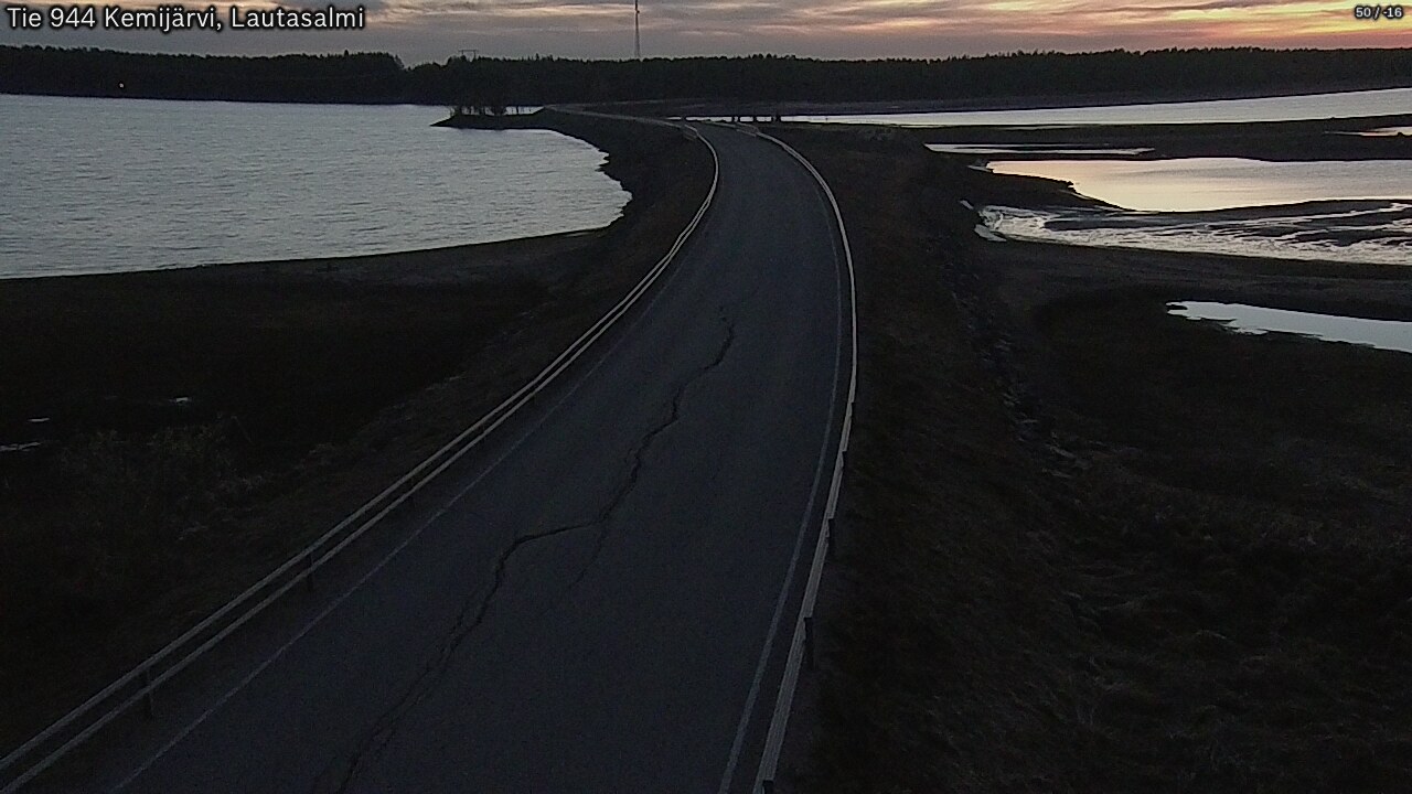 Kelikamerat Kuva Tie 944 Kemijärvi, Lautasalmi, Kemijärvi, Lappi