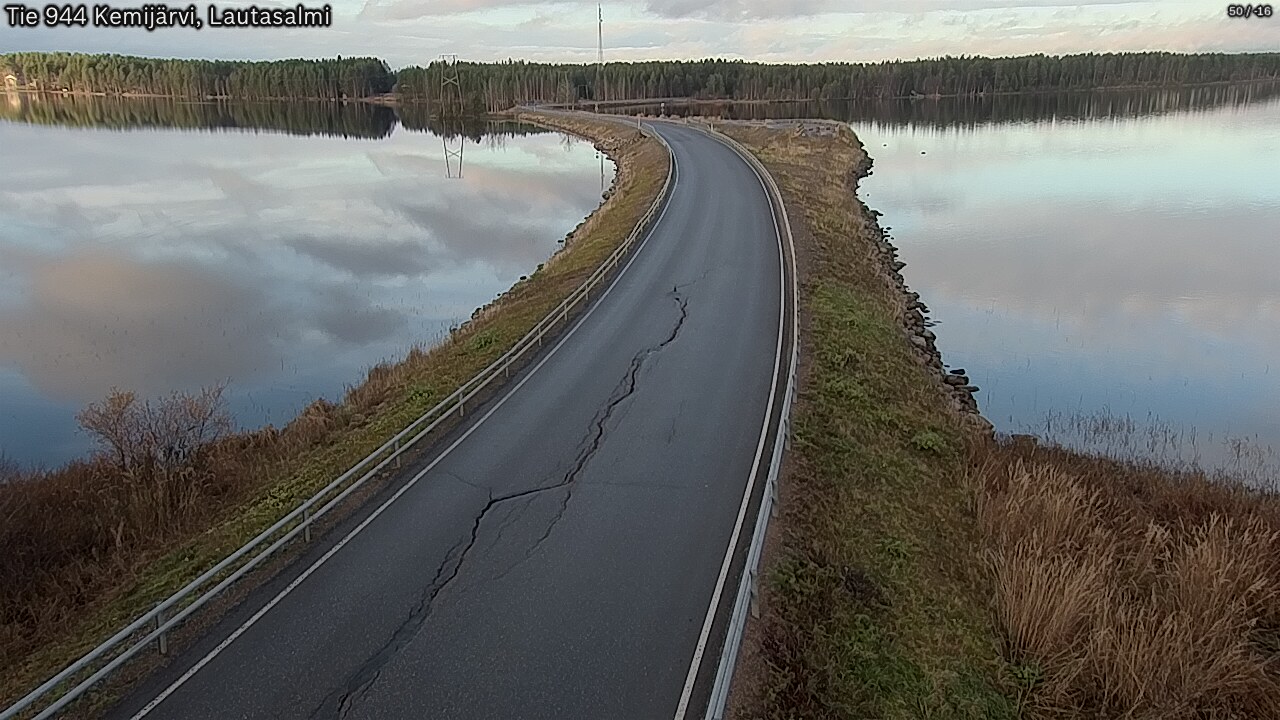 Kelikamerat Kuva Tie 944 Kemijärvi, Lautasalmi, Kemijärvi, Lappi