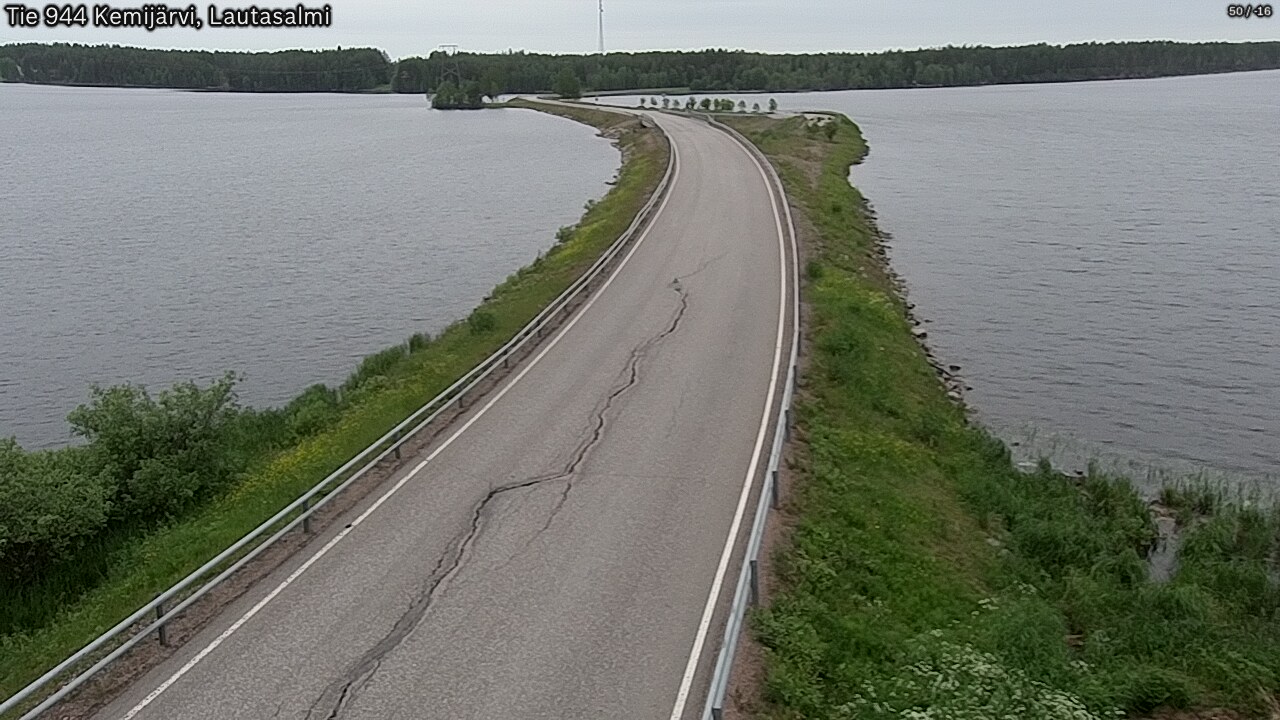 Kelikamerat Kuva Tie 944 Kemijärvi, Lautasalmi, Kemijärvi, Lappi