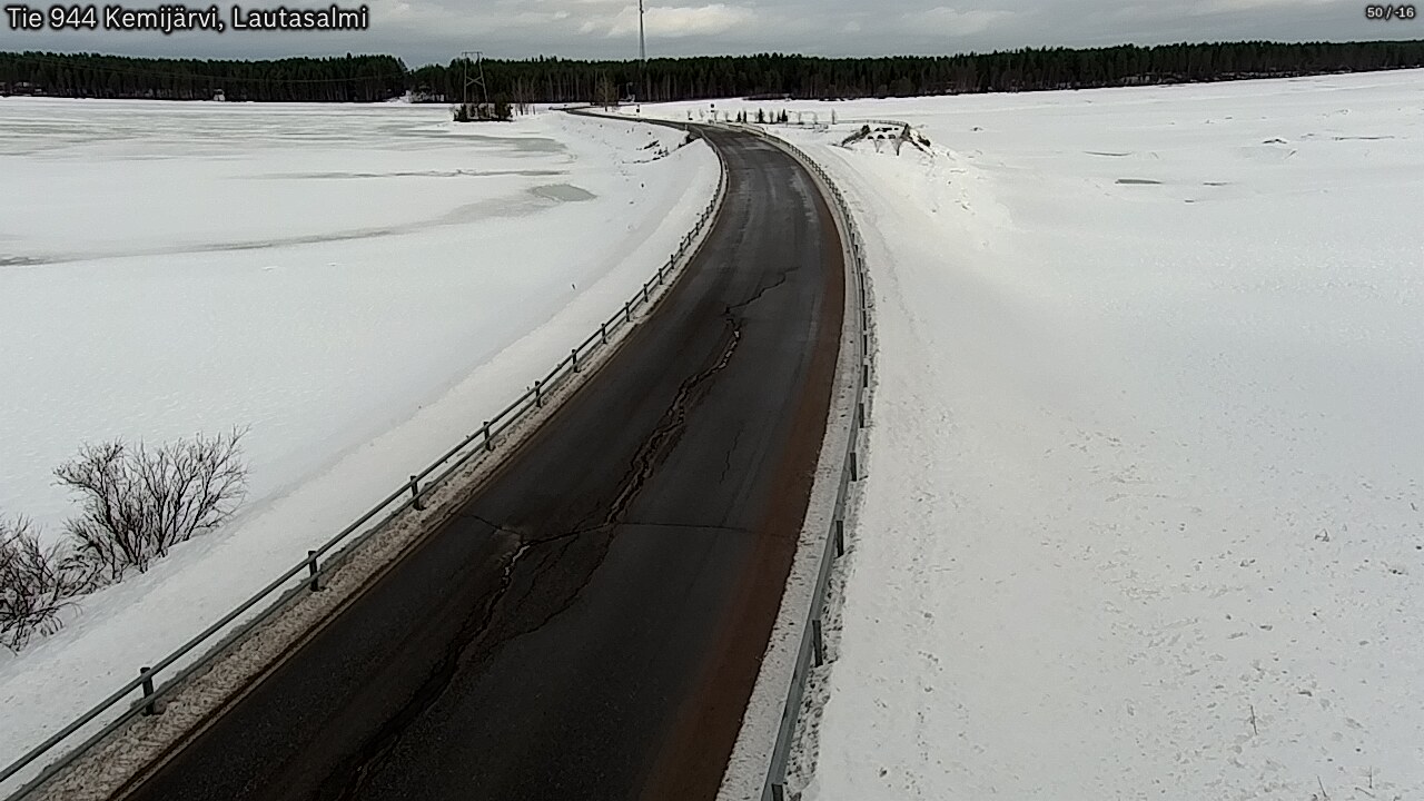 Kelikamerat Kuva Tie 944 Kemijärvi, Lautasalmi, Kemijärvi, Lappi