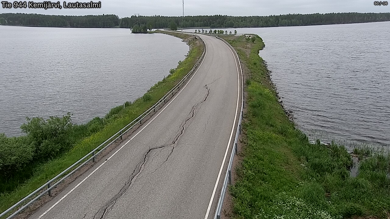 Kelikamerat Kuva Tie 944 Kemijärvi, Lautasalmi, Kemijärvi, Lappi