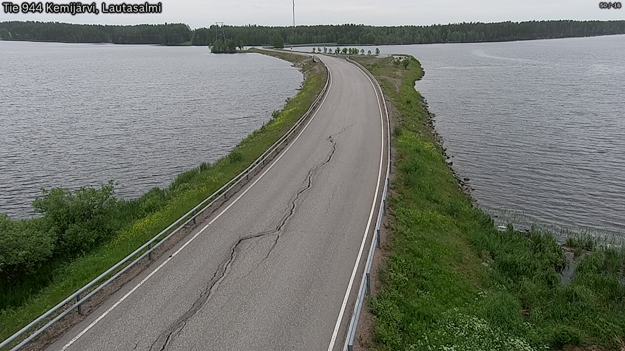 Kelikamerat Kuva Tie 944 Kemijärvi, Lautasalmi, Kemijärvi, Lappi