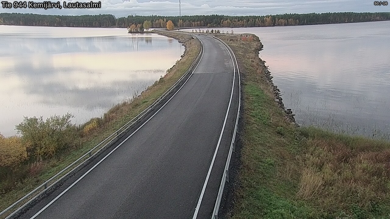 Kelikamerat Kuva Tie 944 Kemijärvi, Lautasalmi, Kemijärvi, Lappi