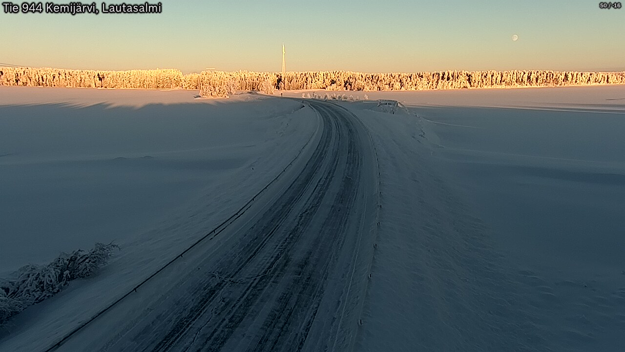 Kelikamerat Kuva Tie 944 Kemijärvi, Lautasalmi, Kemijärvi, Lappi