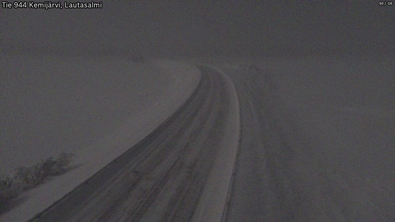 Kelikamerat Kuva Tie 944 Kemijärvi, Lautasalmi, Kemijärvi, Lappi