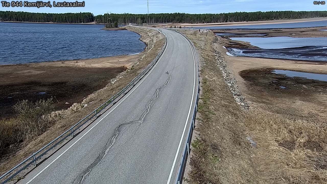 Kelikamerat Kuva Tie 944 Kemijärvi, Lautasalmi, Kemijärvi, Lappi